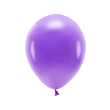 Lot de 100 Ballons de Baudruche Biodégradable Violets