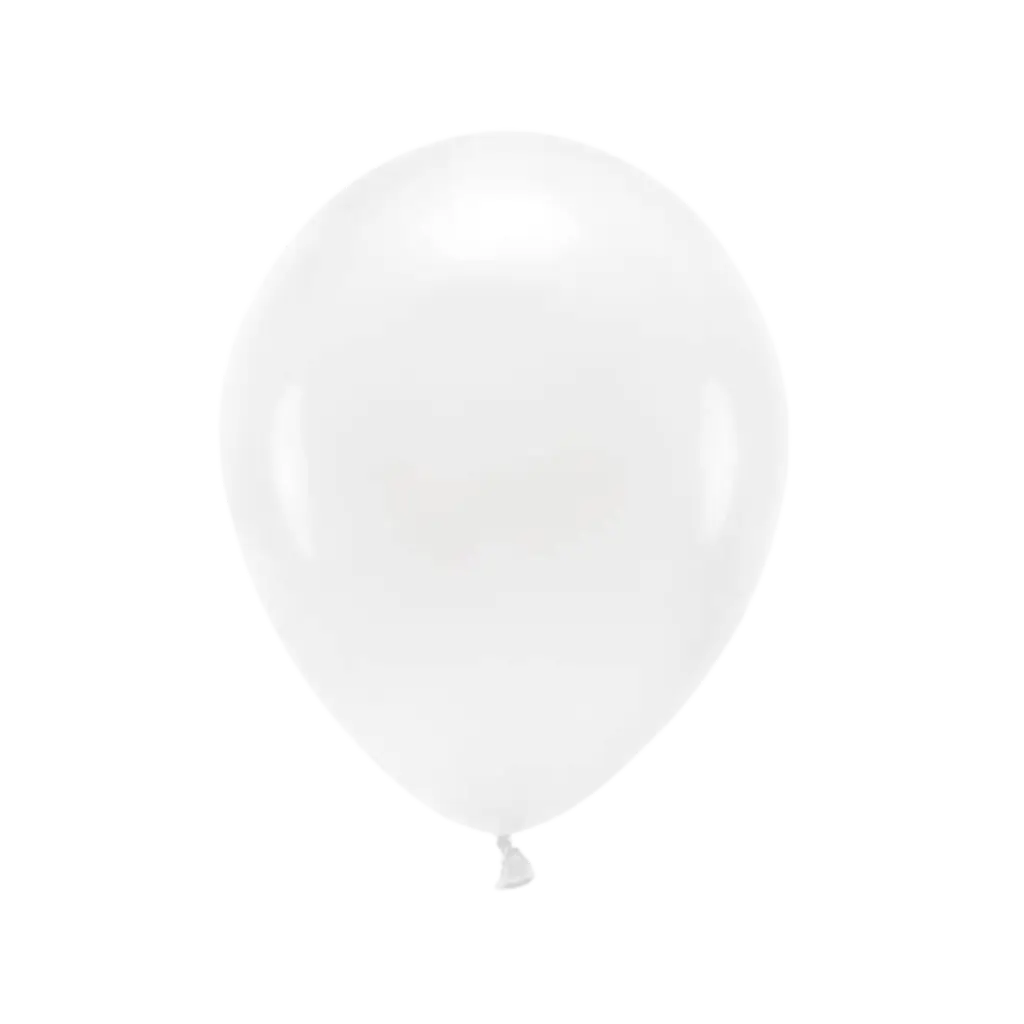 Lot de 100 Ballons de Baudruche Biodégradable Blancs 