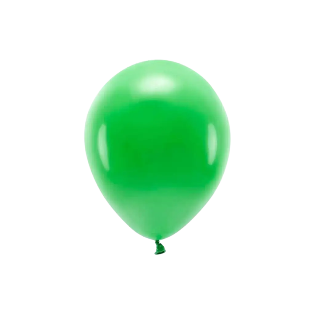 Lot de 100 Ballons de Baudruche Biodégradable Verts