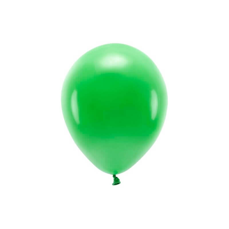 Lot de 100 Ballons de Baudruche Biodégradable Verts