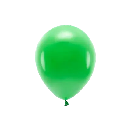 Lot de 100 Ballons de Baudruche Biodégradable Verts