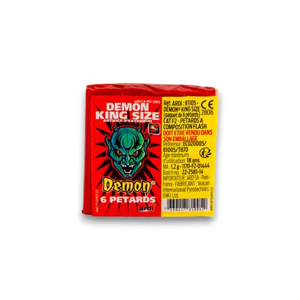 Pétard DÉMON® KING SIZE (paquet de 6) mamouth 1