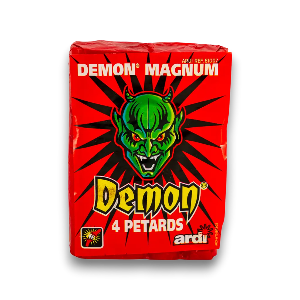 Pétard DÉMON® MAGNUM ( Mammouth 3 ) (paquet de 4)