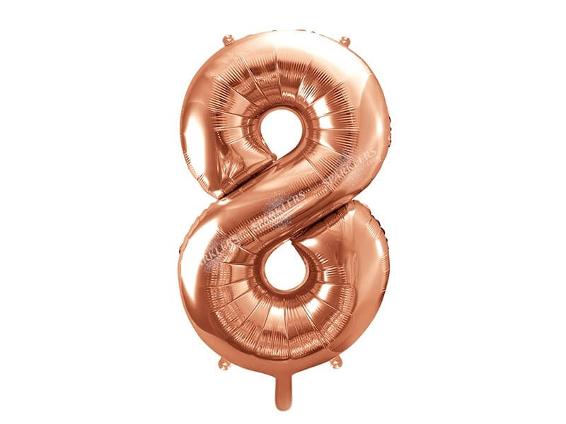Ballon Anniversaire Chiffre 8 Or Rose 86 Cm Sparklers Club Ballon Anniversaire Chiffre 8 Or Rose 86 Cm Sparklers Club