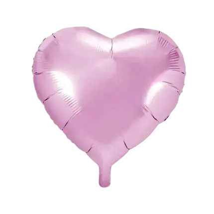 Ballon Coeur rose métallique 61cm