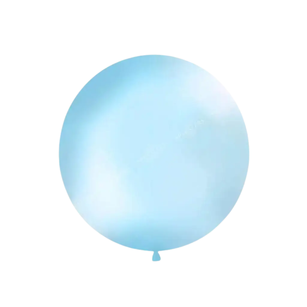 Ballon géant 100cm Bleu clair