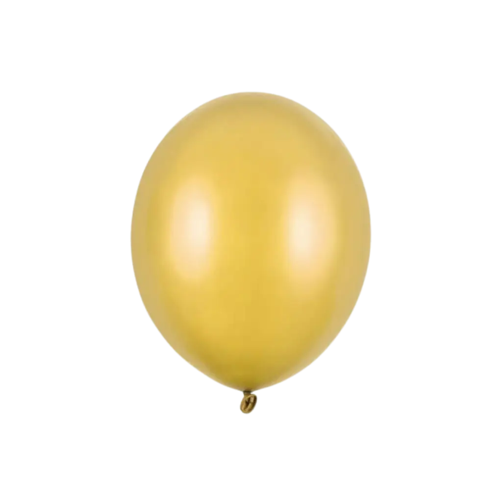 Lot de 100 Ballons Or métallique