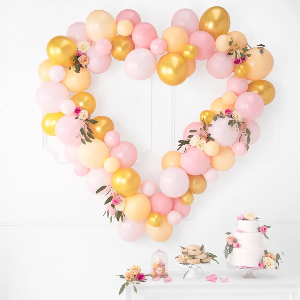 Lot de 100 Ballons Or métallique