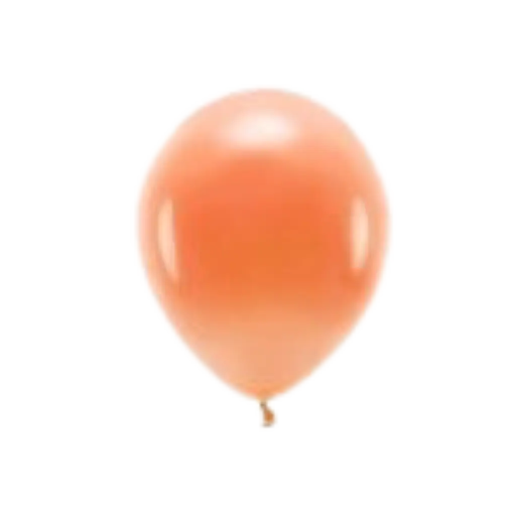 Lot de 100 Ballons de Baudruche Biodégradable Orange 