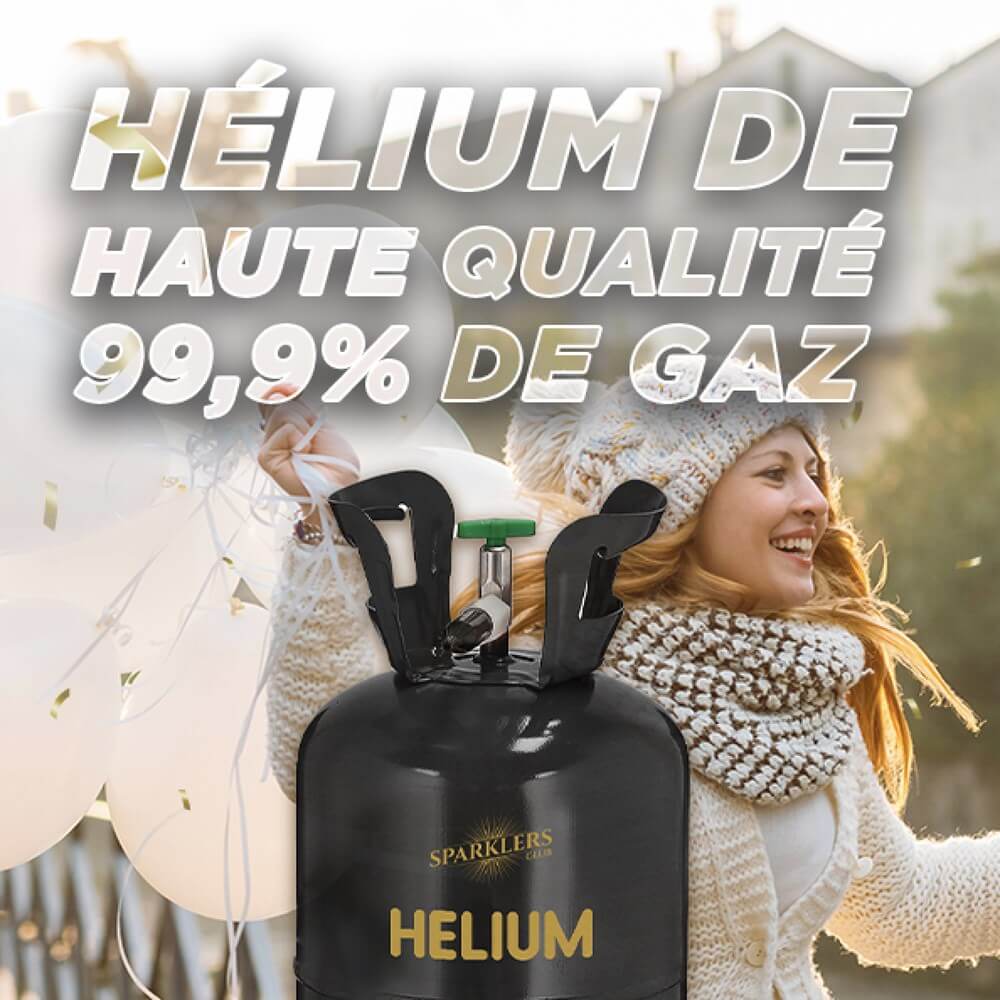 Bouteille hélium compressée 30 ballons (vendue sans ballon)