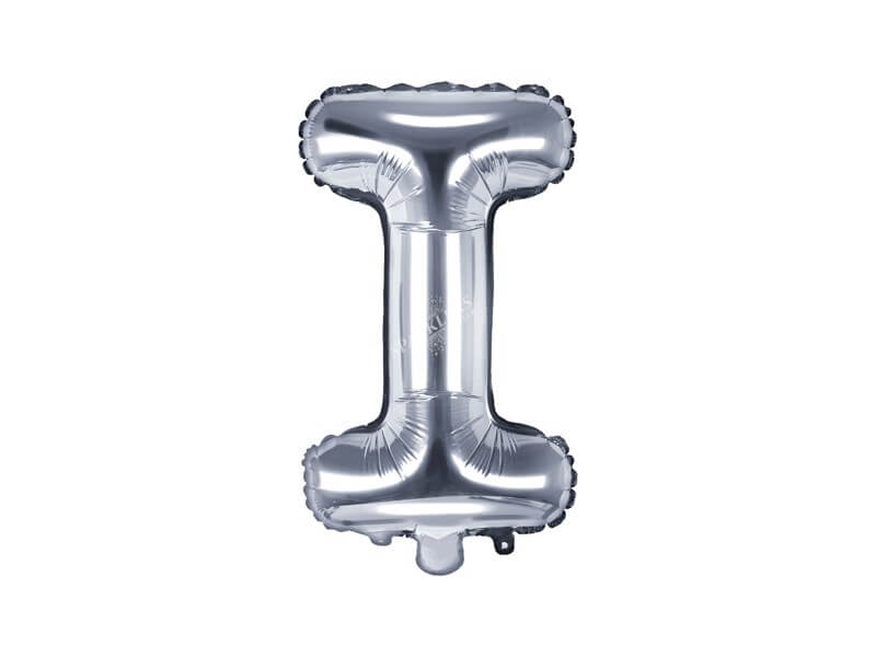 Ballon Lettre I argent - 35cm