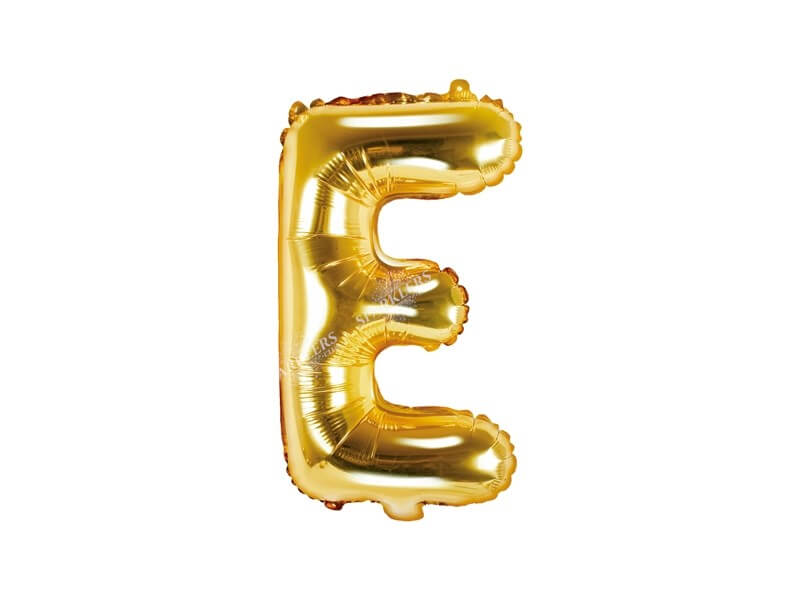 Ballon Lettre E Or - 35cm