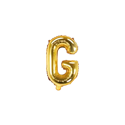Ballon Lettre G Or - 35cm