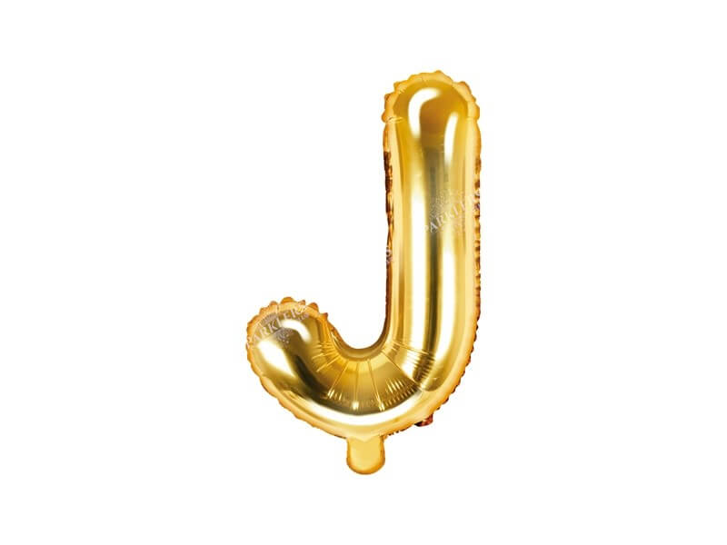 Ballon Lettre J Or - 35cm