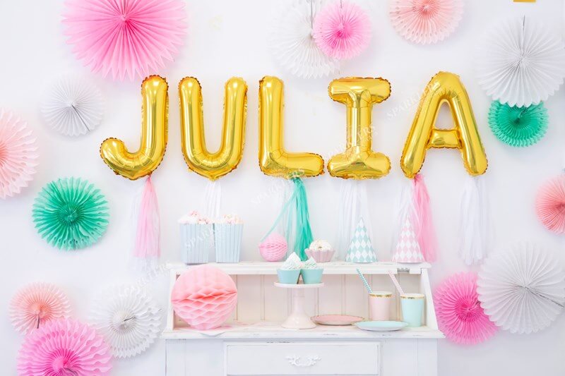 Ballon Lettre J Or - 35cm