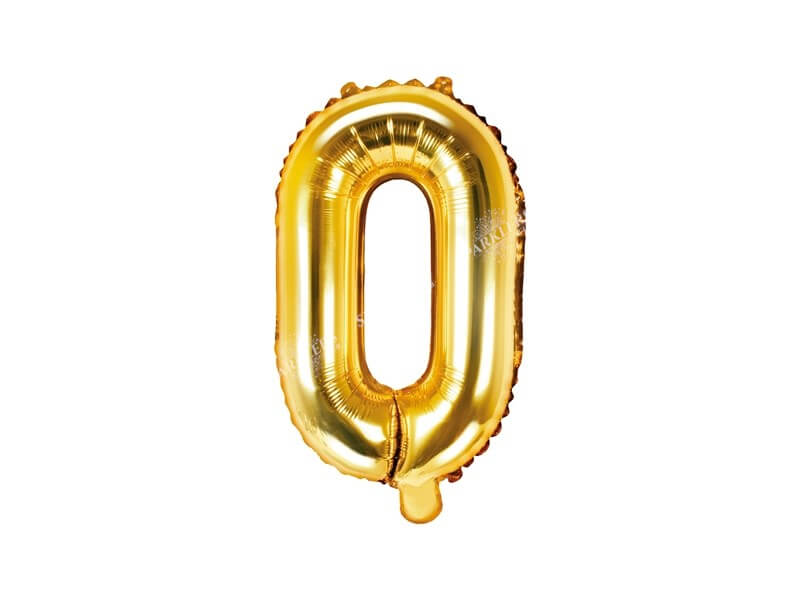 Ballon Lettre O Or - 35cm