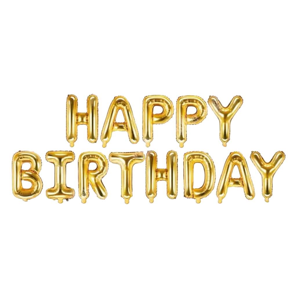 Buon compleanno Pallone Gigante 340x35cm Oro - Sparklers Club