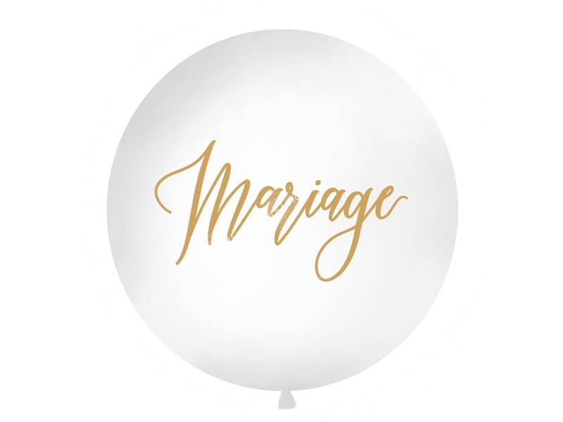 Ballon Geant 100 cm Mariage - Sparklers Club