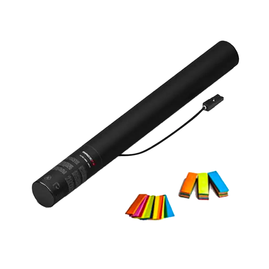 Canon à confettis électrique multicolor 50 cm