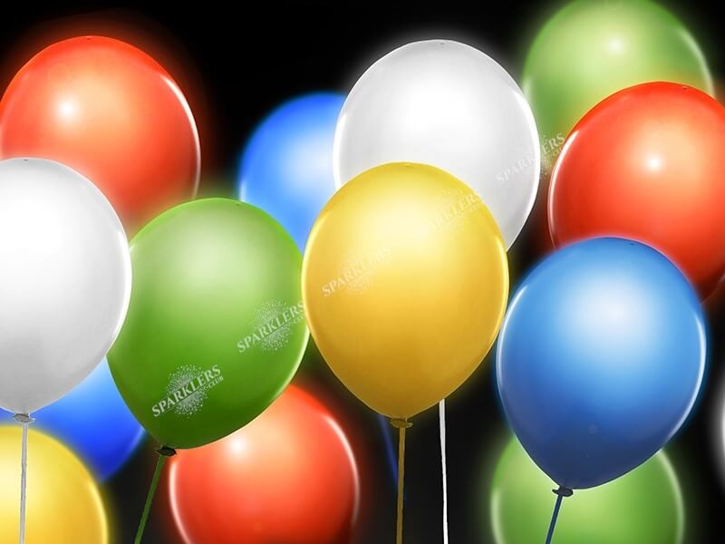 Ballons lumineux LED multicolore (Lot de 5)