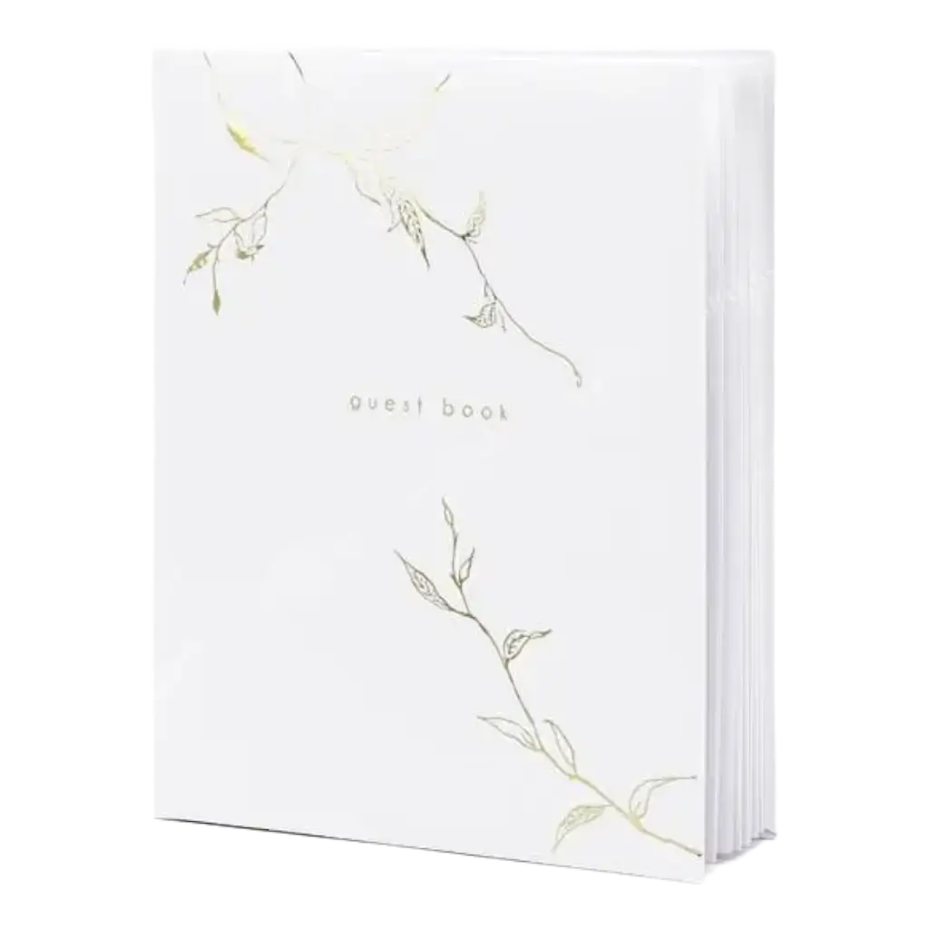  Livre d&#39;or mariage blanc 22 pages 