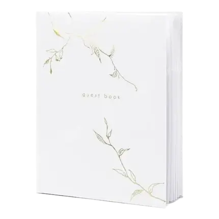  Livre d'or mariage blanc 22 pages 