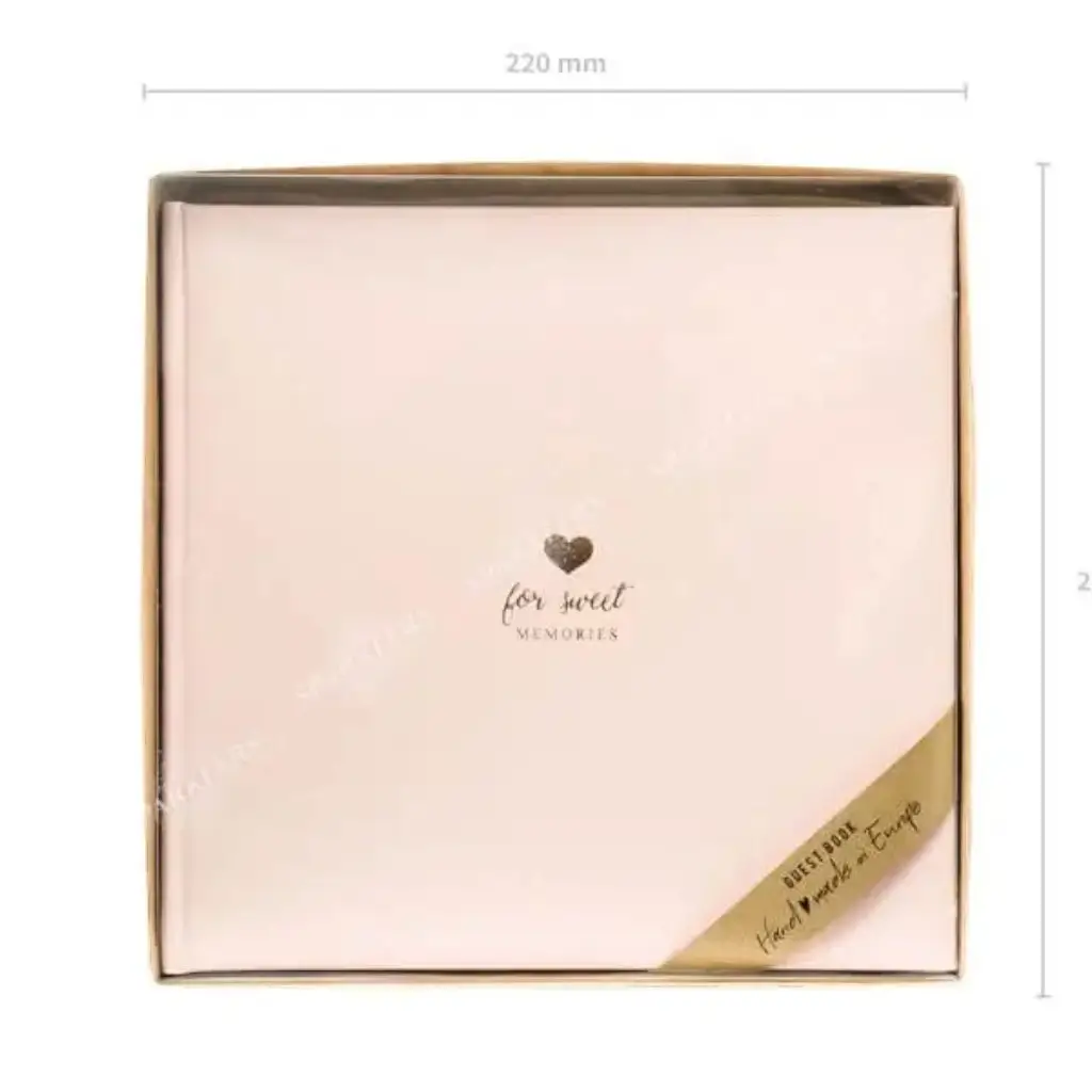 Livre d&#39;or mariage rose 22 pages (For sweet memories)