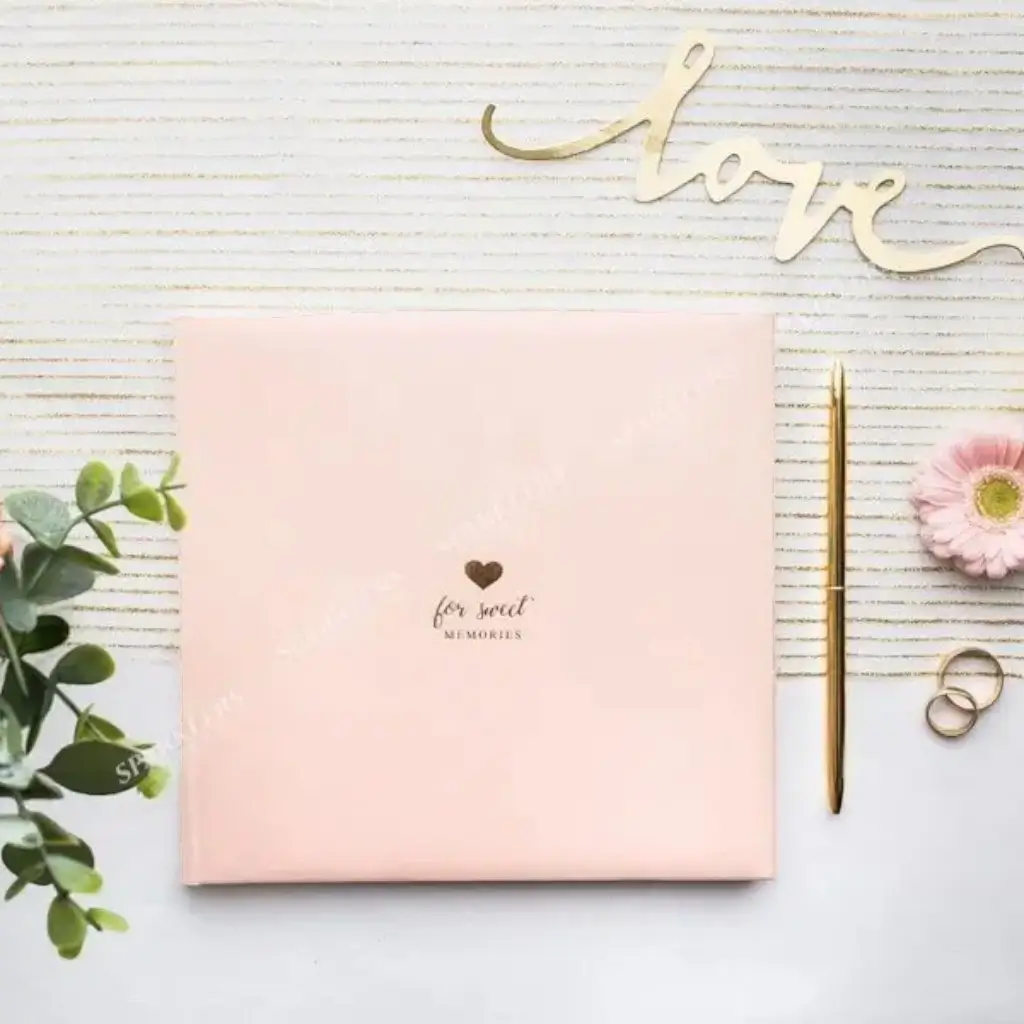 Livre d&#39;or mariage rose 22 pages (For sweet memories)