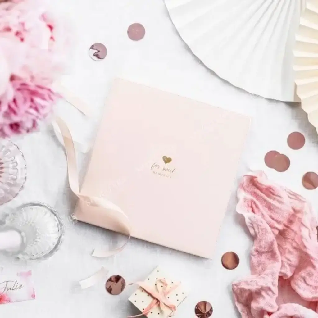 Livre d&#39;or mariage rose 22 pages (For sweet memories)