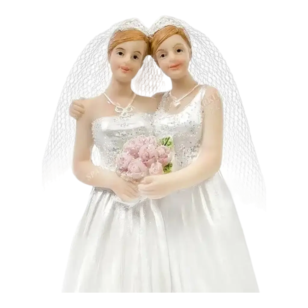 Figurine mariage couple lesbiennes