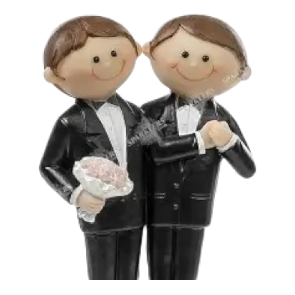 Figurine mariage couple homosexuel