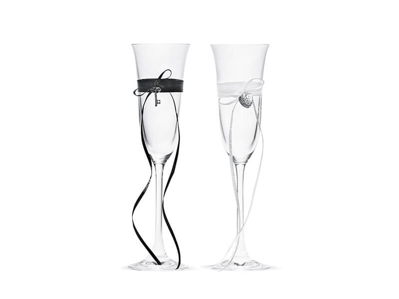 Lot De 2 Verres A Champagne Pour Maries Sparklers Club