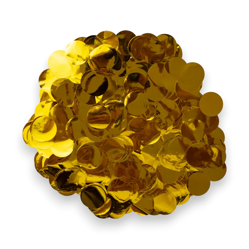 Confettis ronds en or (15gr)