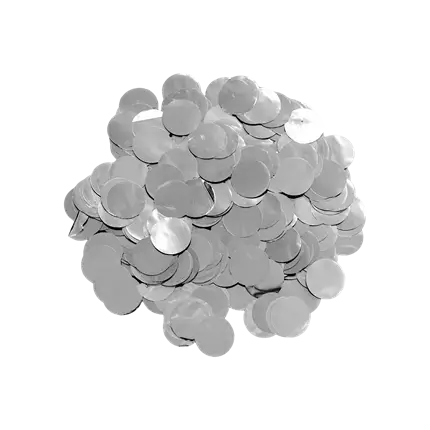 Confettis ronds en argent (15gr)