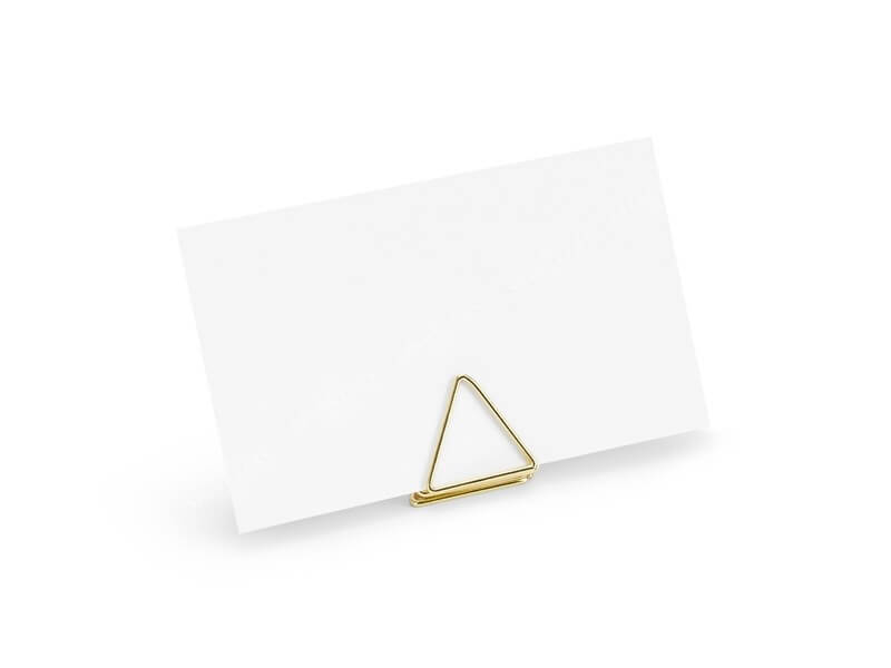 Porte Marque Place Triangle En Or X10 Sparklers Club Porte Marque Place Triangle En Or X10 Sparklers Club
