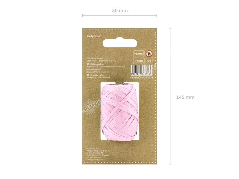 Ruban rose 10 mètres
