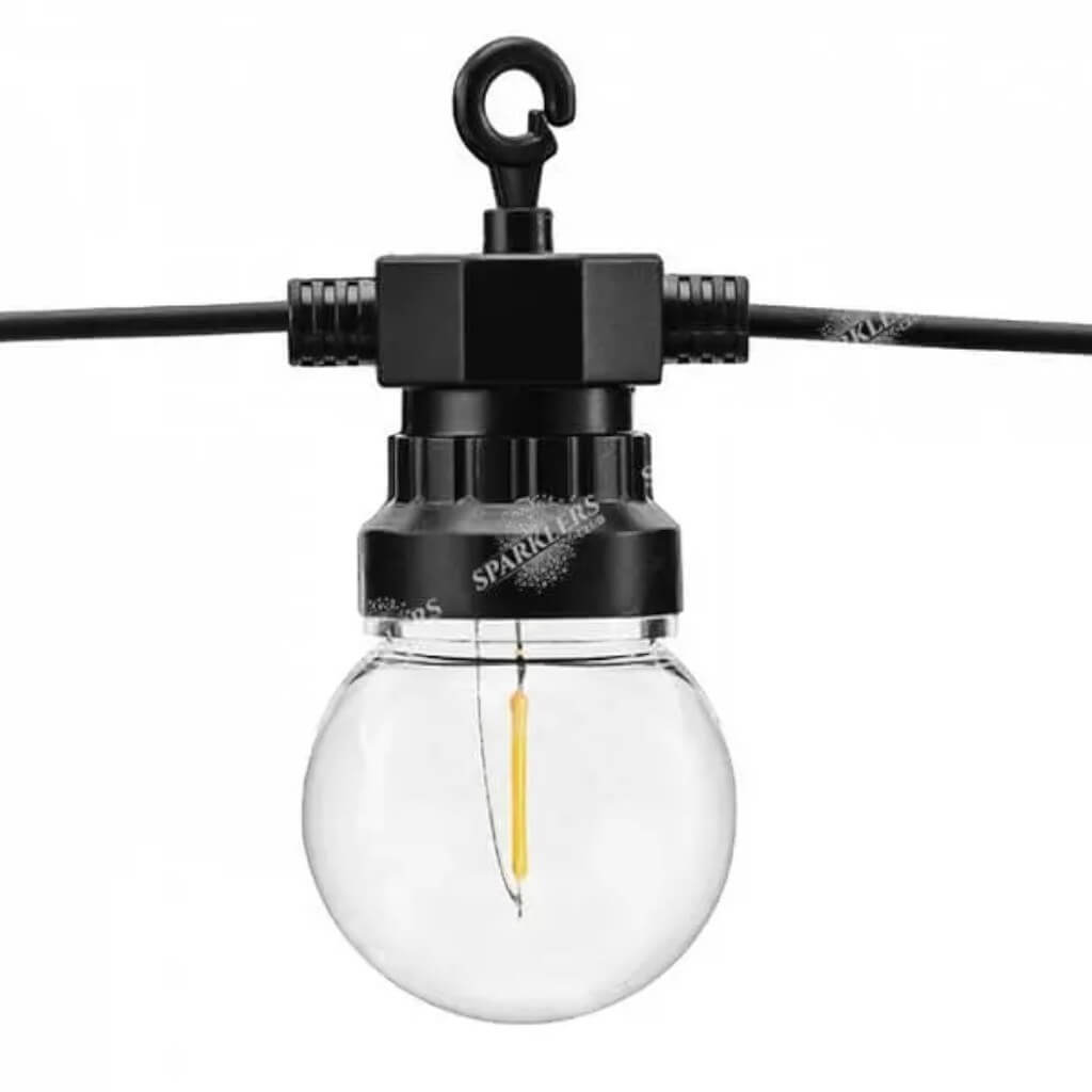 Guirlande à LED Retro 5 mètres (éclairage jaune chaud)