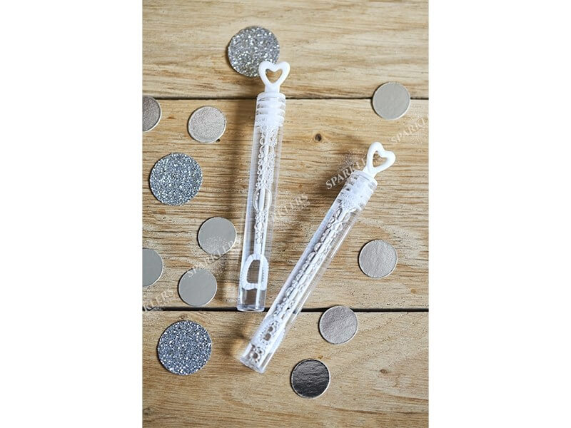 Tube de bulles de savon blanc (lot de 48 pièces)