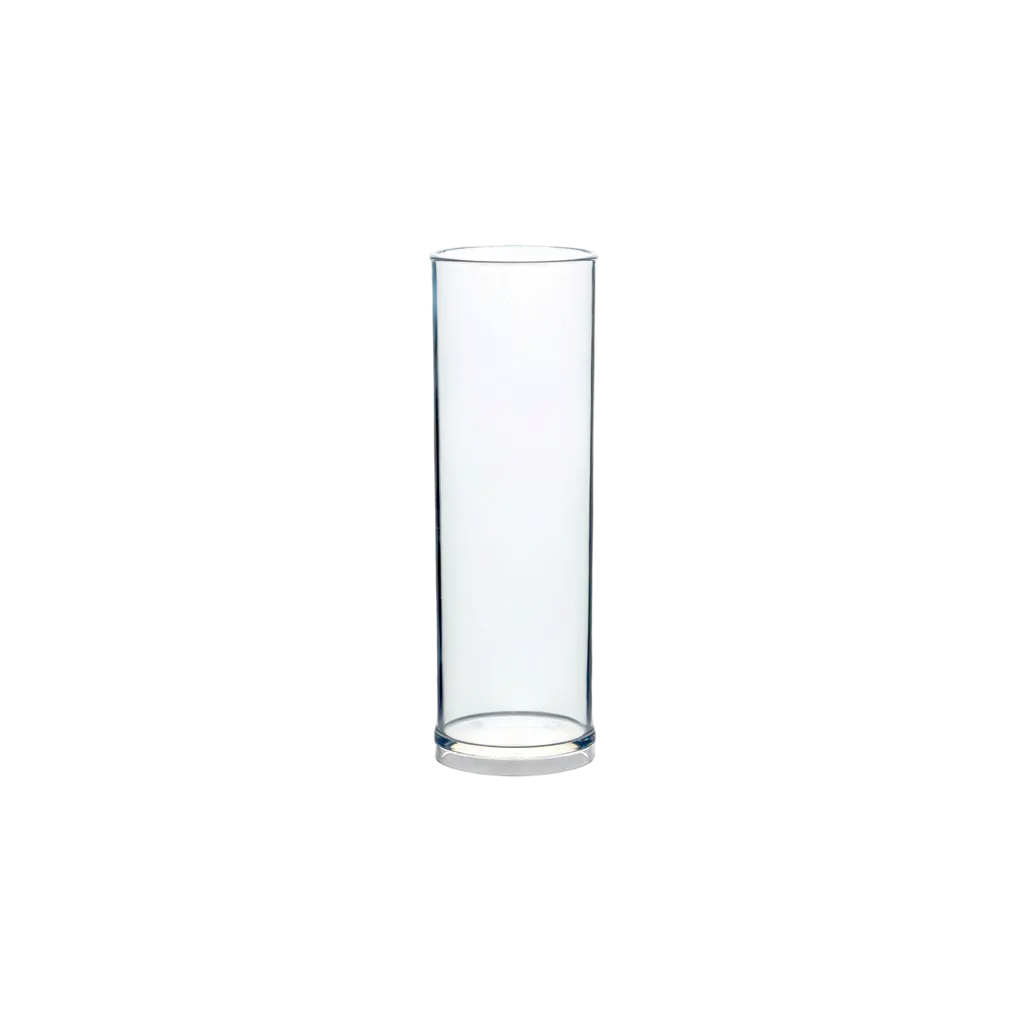 Verre tube incassable Transparent 22cl