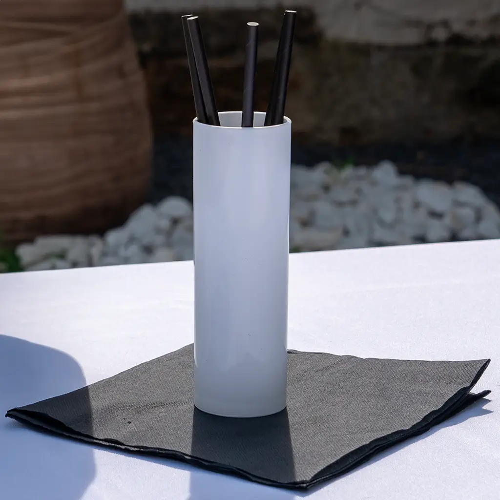 Verre tube incassable Blanc 22cl
