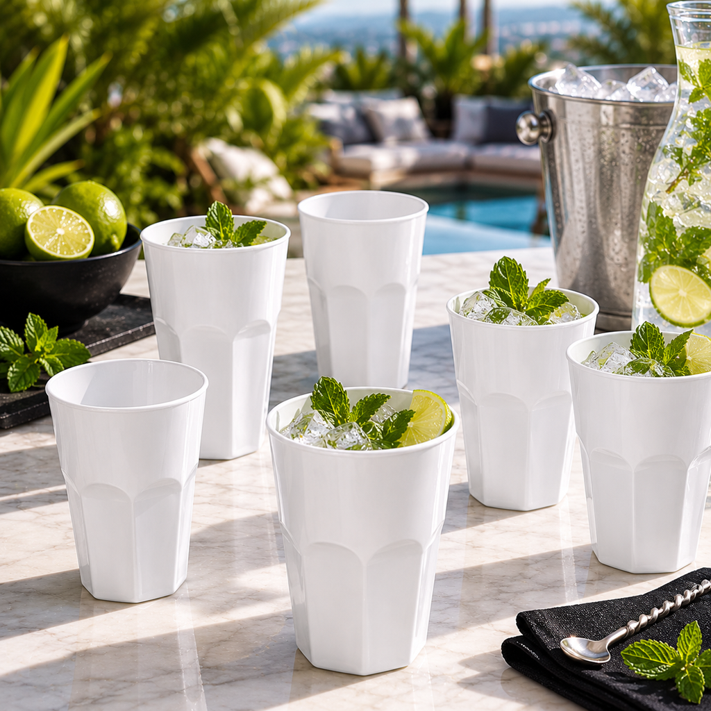 Verre Mojito Blanc 33cl
