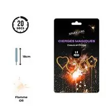100 Cierges Magiques Scintillants 18cm - 40 Secondes De Magie Pour Gâteaux Anniversaire - Catégorie F1