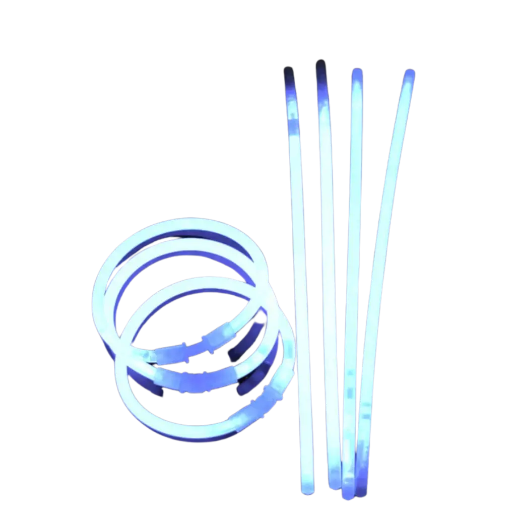 Bracelet Fluo Blanc - Lot de 100