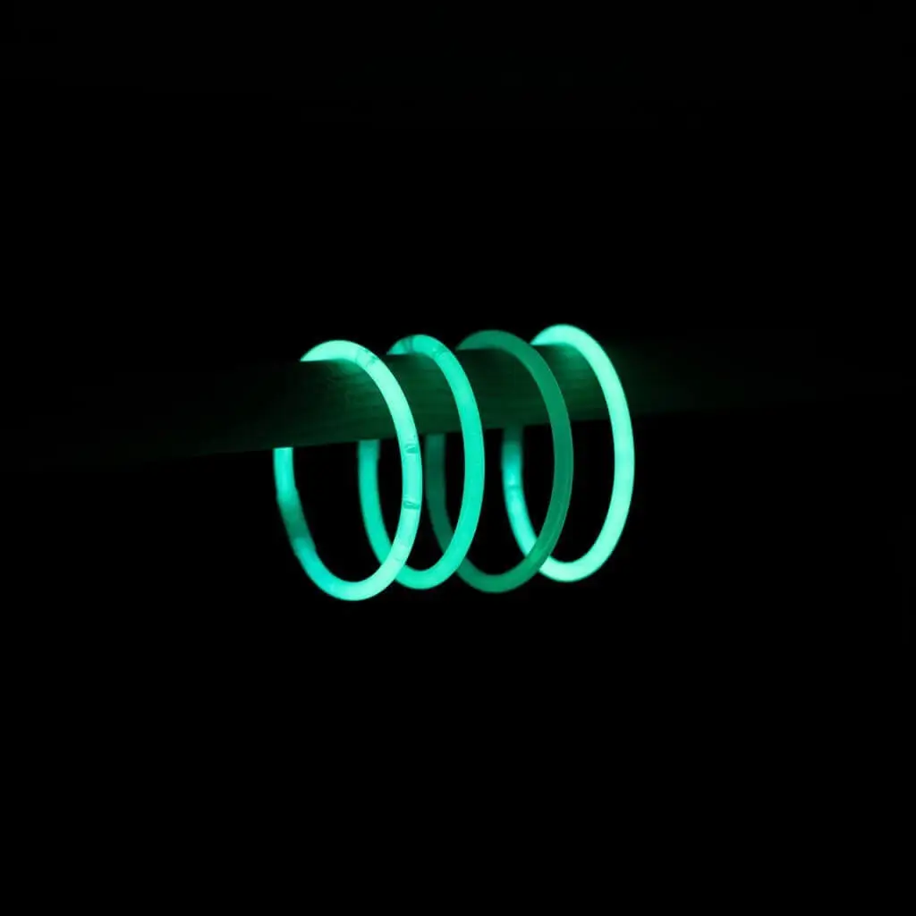 Bracelet Fluo Vert - Lot de 100