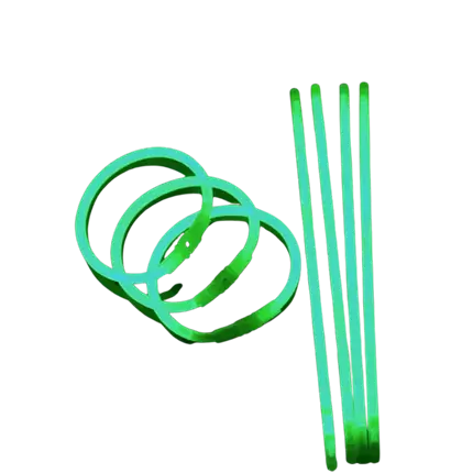 Bracelet Fluo Vert - Lot de 100