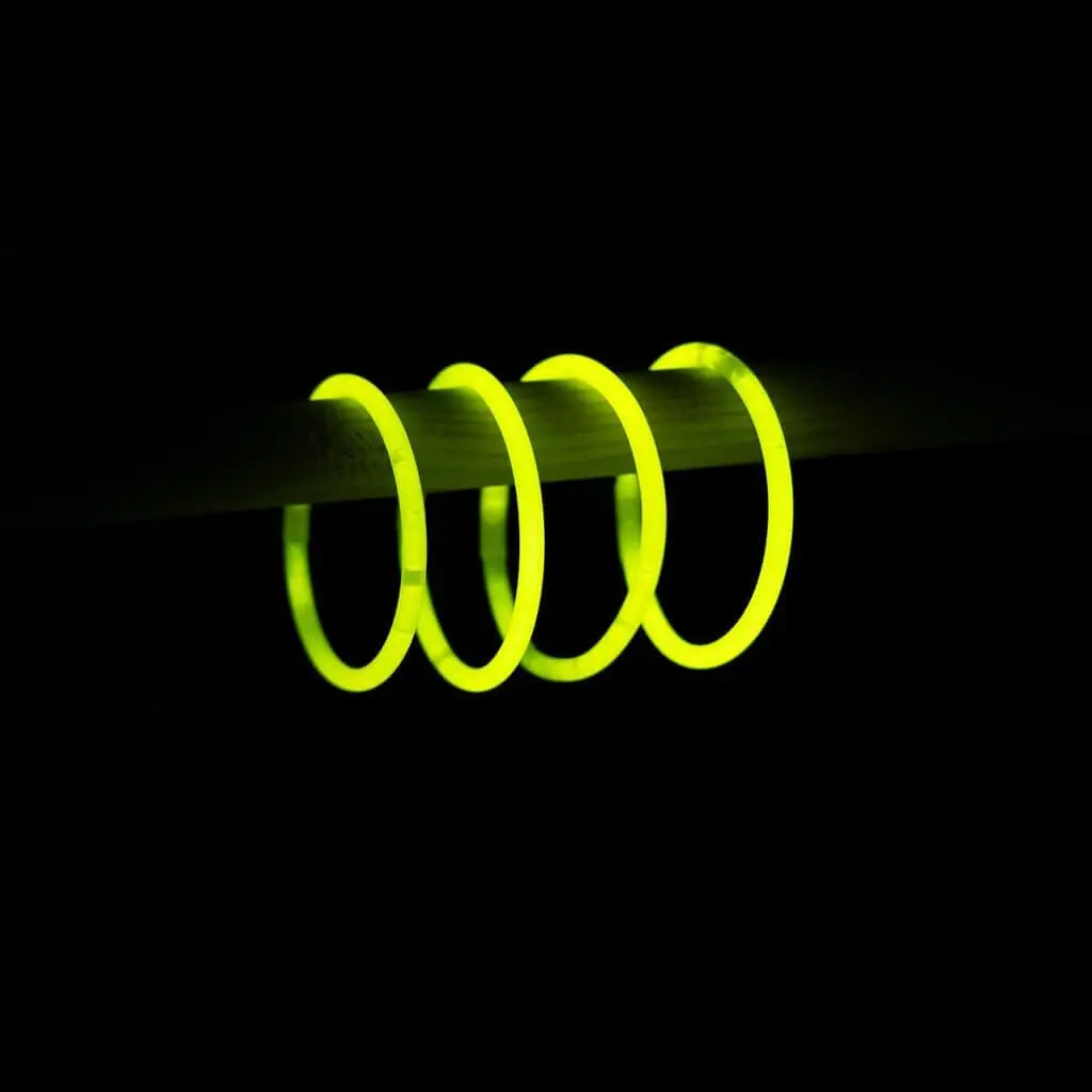 Bracelet Fluo Jaune - Lot de 100