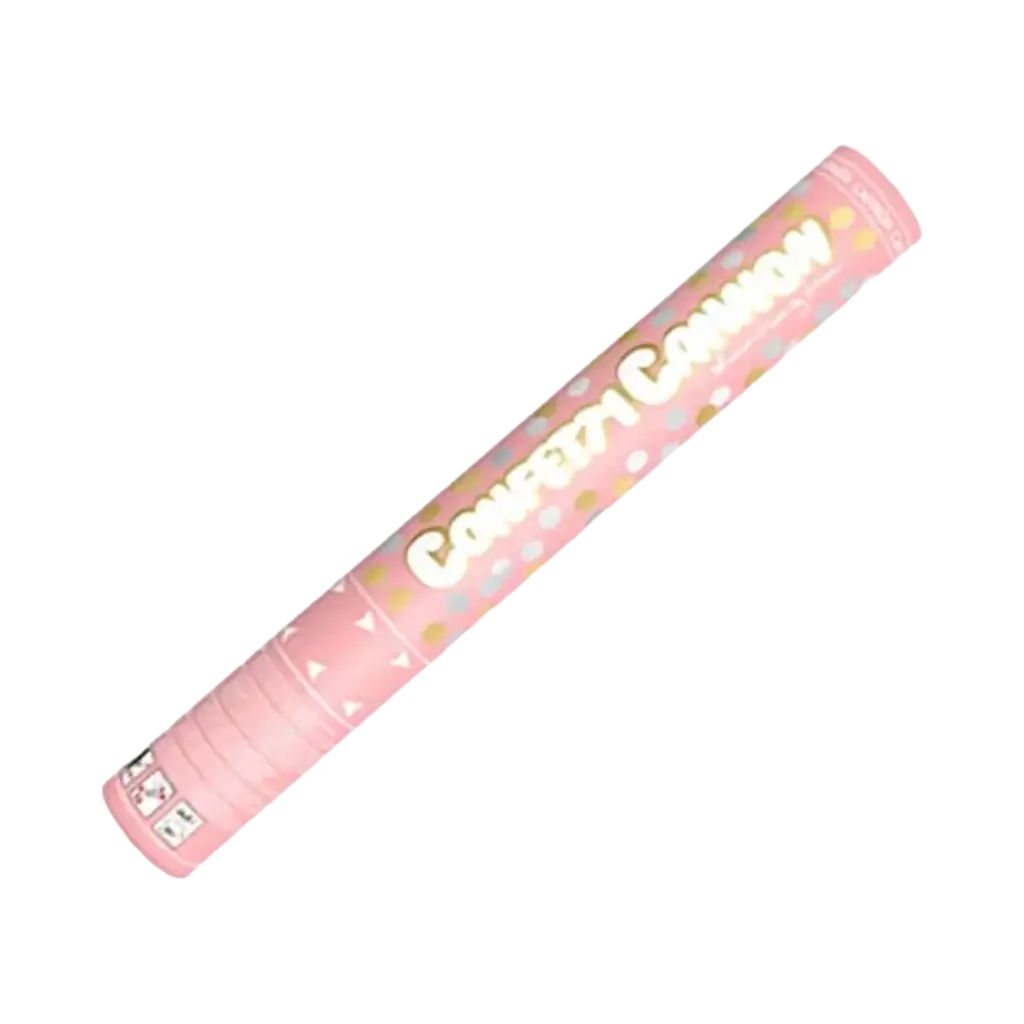 Canons confettis 40cm rond Or &amp; Argent