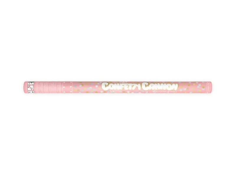 Canons confettis 80CM rond Or &amp; Argent
