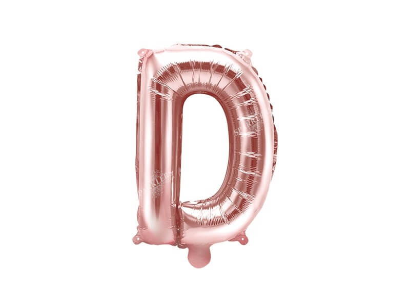 Ballon Lettre D Or Rose - 35cm
