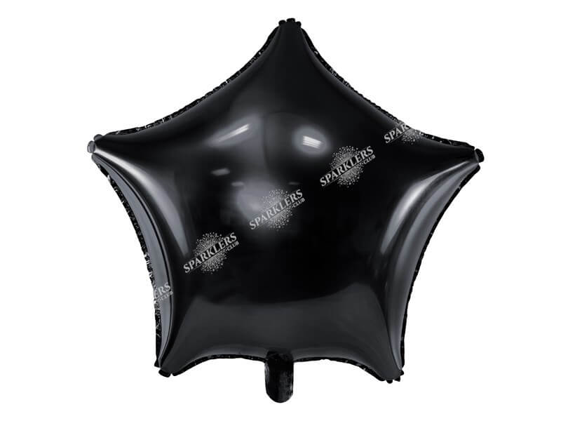 Ballon Étoile métallique Noir 48cm